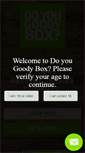 Mobile Screenshot of 420goodybox.com
